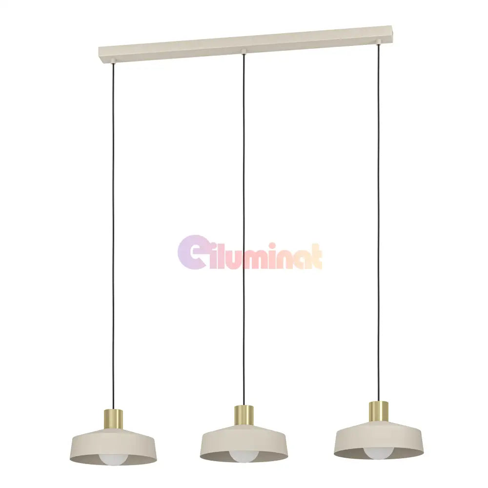 Lustra Suspendata VALDIOLA Cream 110CM Crem / ABAJUR / 110CM Chandeliers