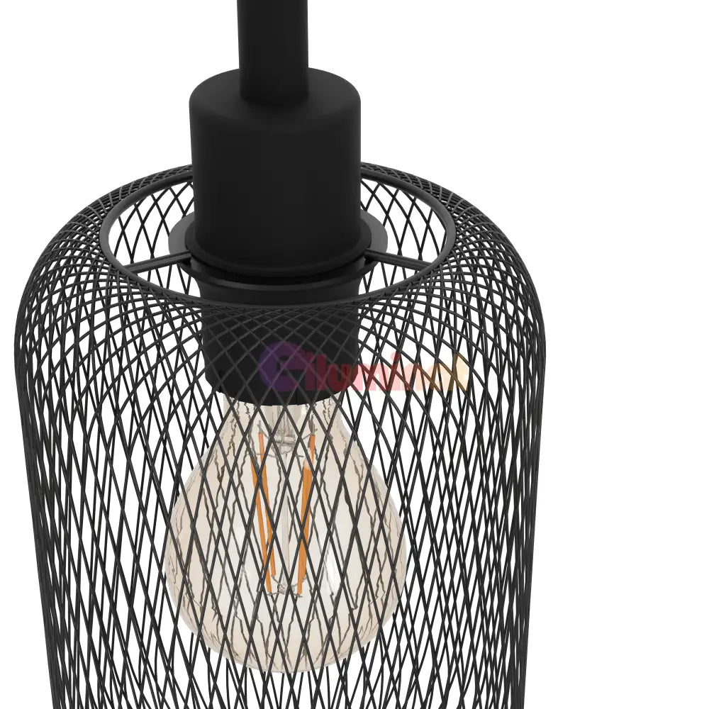 Lustra Suspendata WRINGTON Black 110CM NEAGRA / VINTAGE SI RETRO DESIGN / 110CM Chandeliers