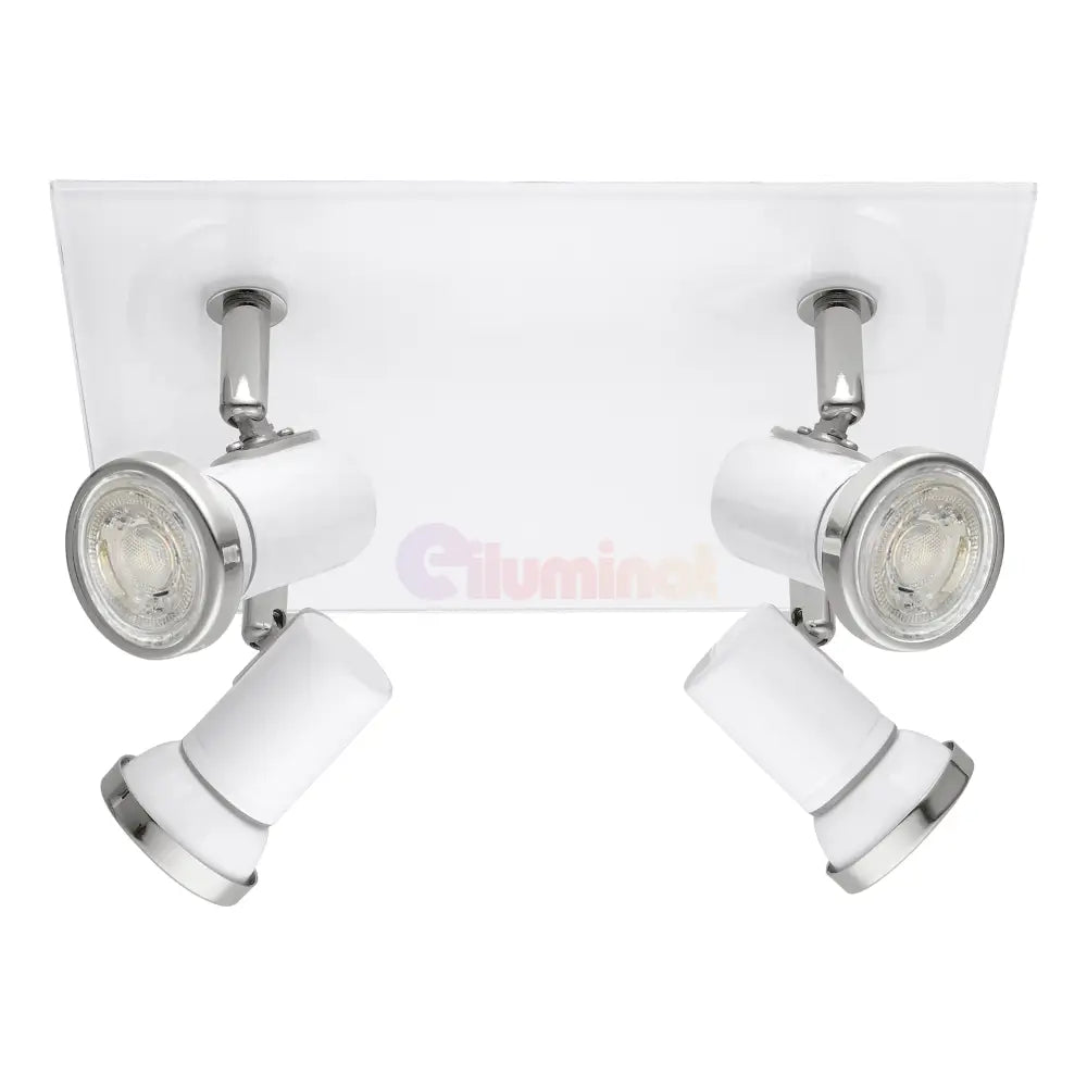 Lustra TAMARA 1 cu 4 Spoturi 26CM Eglo 26CM / APLICA PERETE / TAVAN Chandeliers