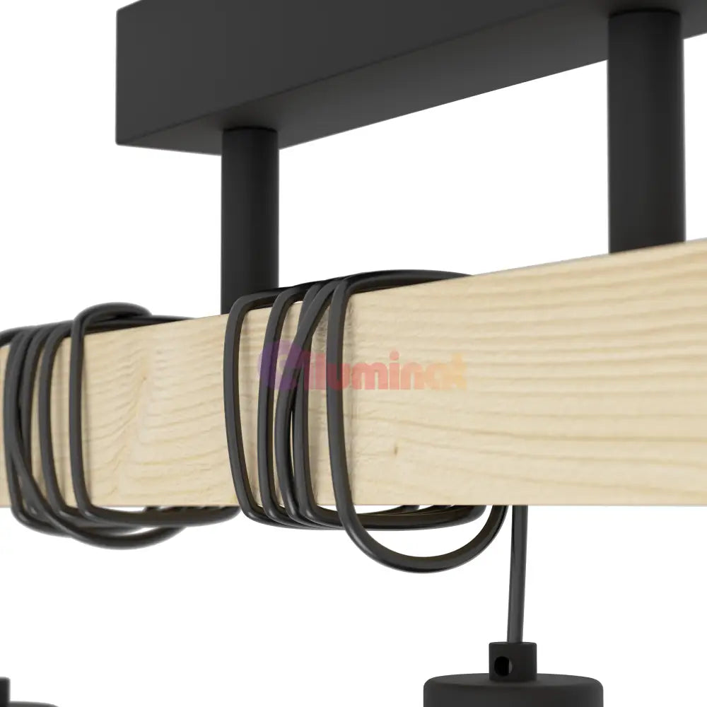 Lustra EGLO TOWNSHEND 5 44074 NEAGRA / VINTAGE SI RETRO DESIGN Lighting Fixtures