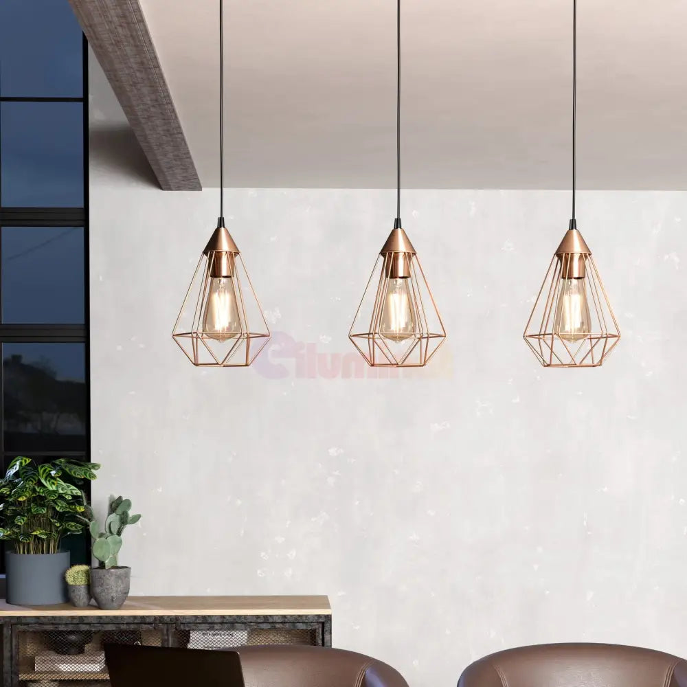 Lustra Vintage 3XE27 TARBES 94195 NEAGRA / VINTAGE SI RETRO DESIGN Lighting Fixtures