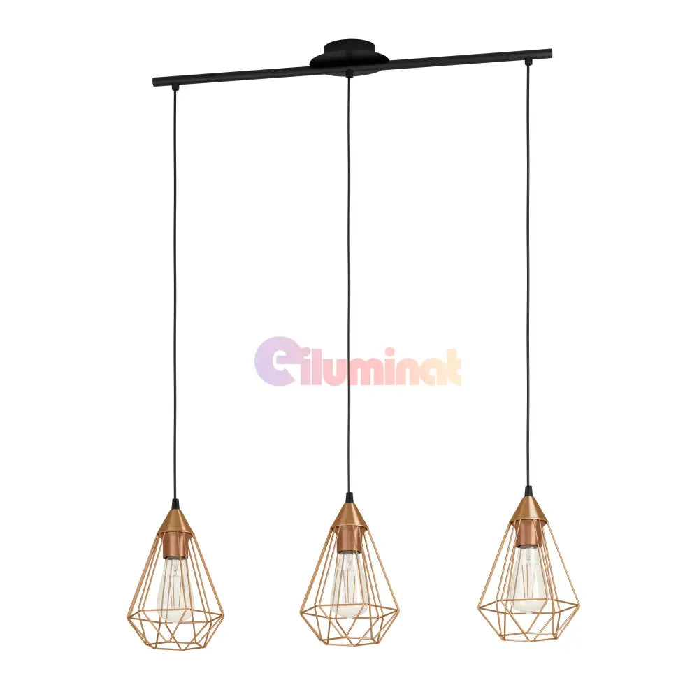 Lustra Vintage 3XE27 TARBES 94195 NEAGRA / VINTAGE SI RETRO DESIGN Lighting Fixtures