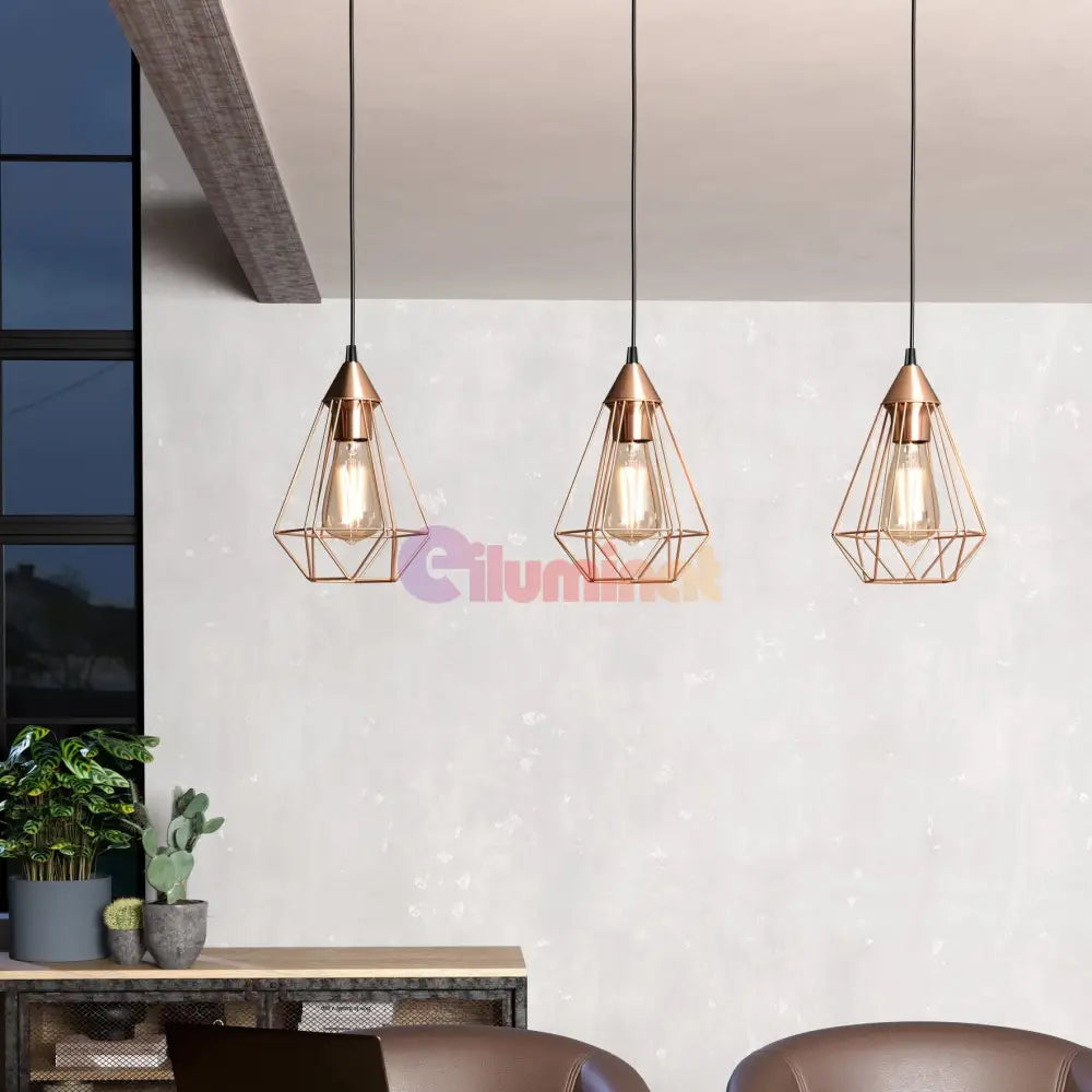 Lustra Vintage 3XE27 TARBES 94195 NEAGRA / VINTAGE SI RETRO DESIGN Lighting Fixtures