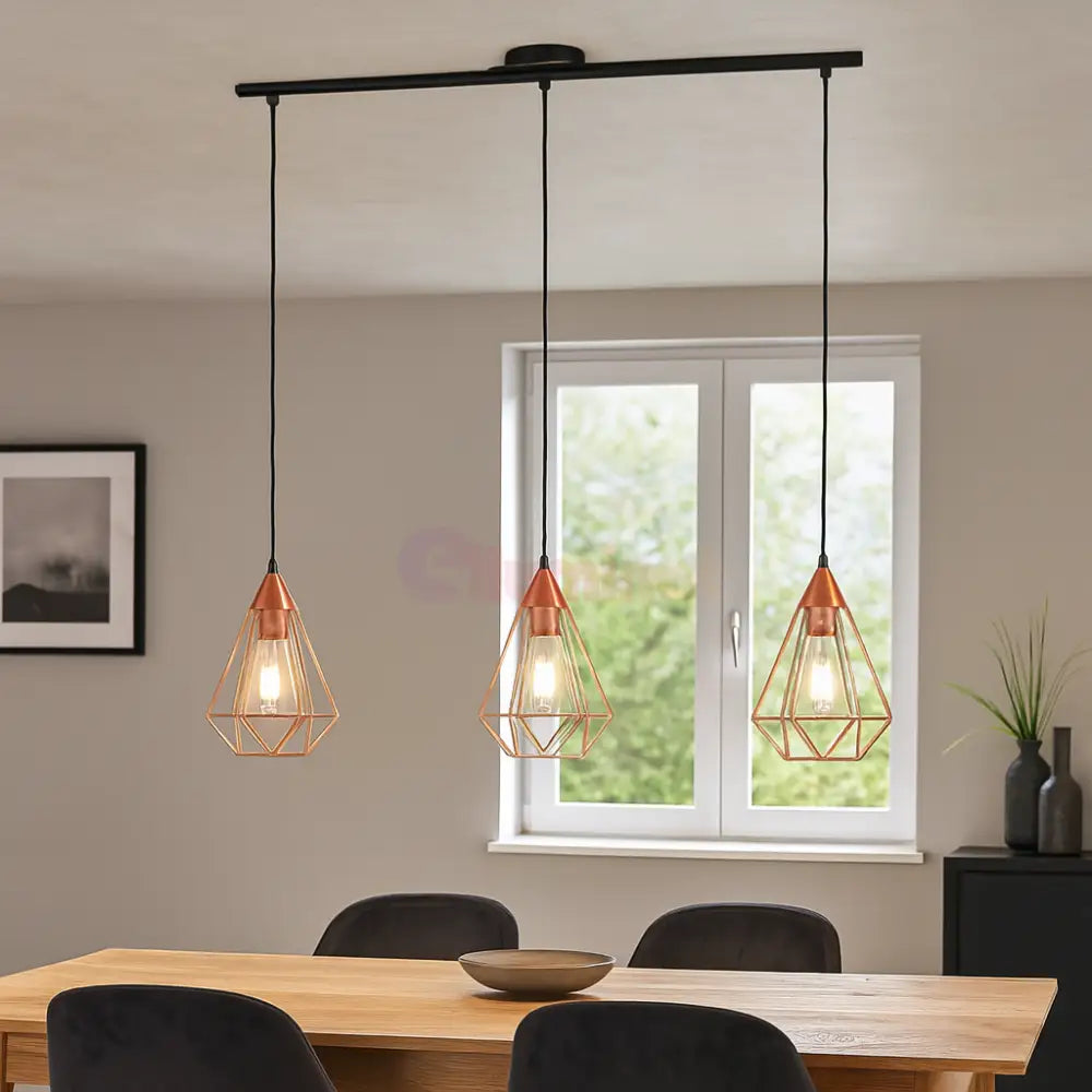 Lustra Vintage 3XE27 TARBES 94195 NEAGRA / VINTAGE SI RETRO DESIGN Lighting Fixtures