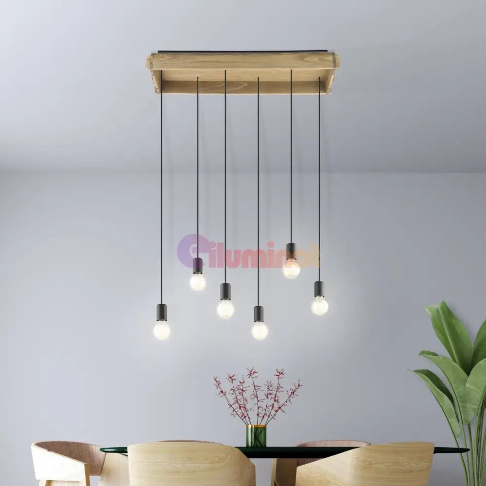 Lustra Vintage LEMN Design 3xE27 (Copy) LEMN / VINTAGE SI RETRO DESIGN / 55CM Lighting Fixtures