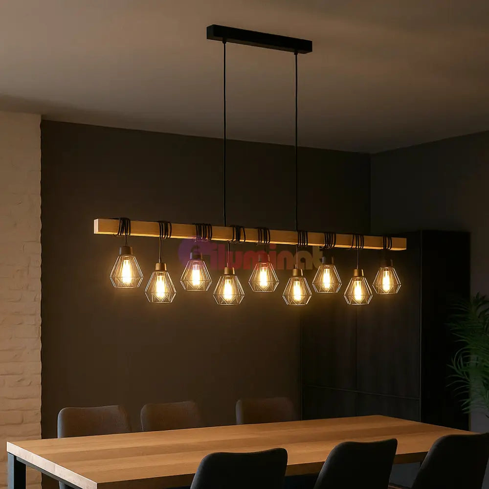 Lustra INFESTO Vintage Liniar (Copy) NEAGRA / VINTAGE SI RETRO DESIGN Lighting Fixtures