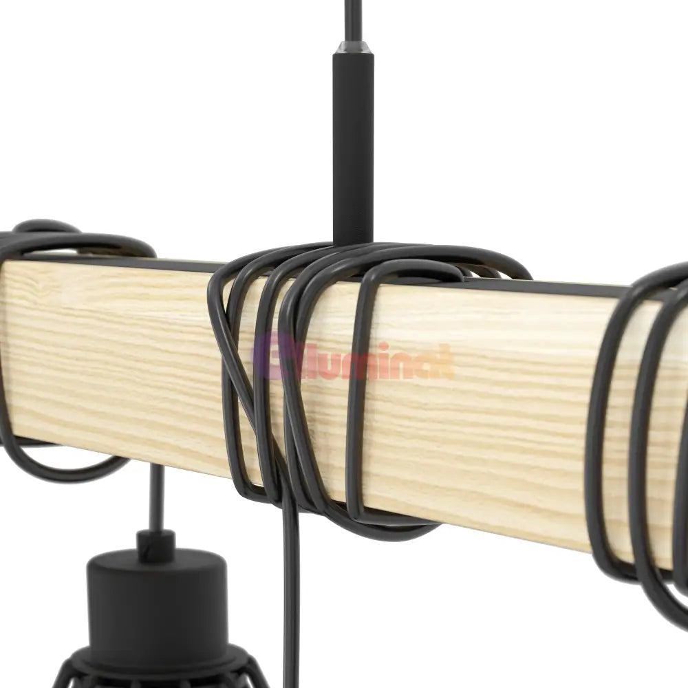 Lustra Vintage 9xE27 TOWNSHEND 5 43134 LEMN / VINTAGE SI RETRO DESIGN Lighting Fixtures
