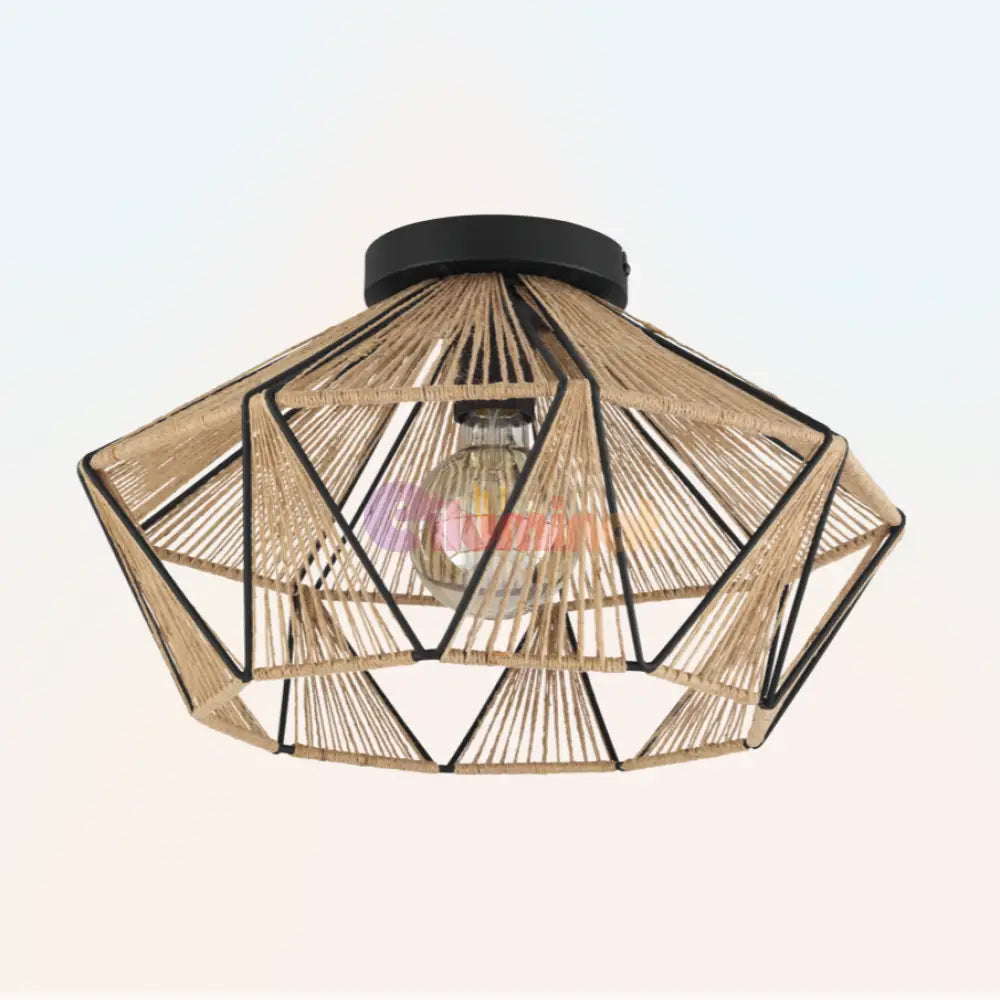 Lustra Vintage ADWICKLE Natural 44.5CM VINTAGE SI RETRO DESIGN / 44.5CM Chandeliers