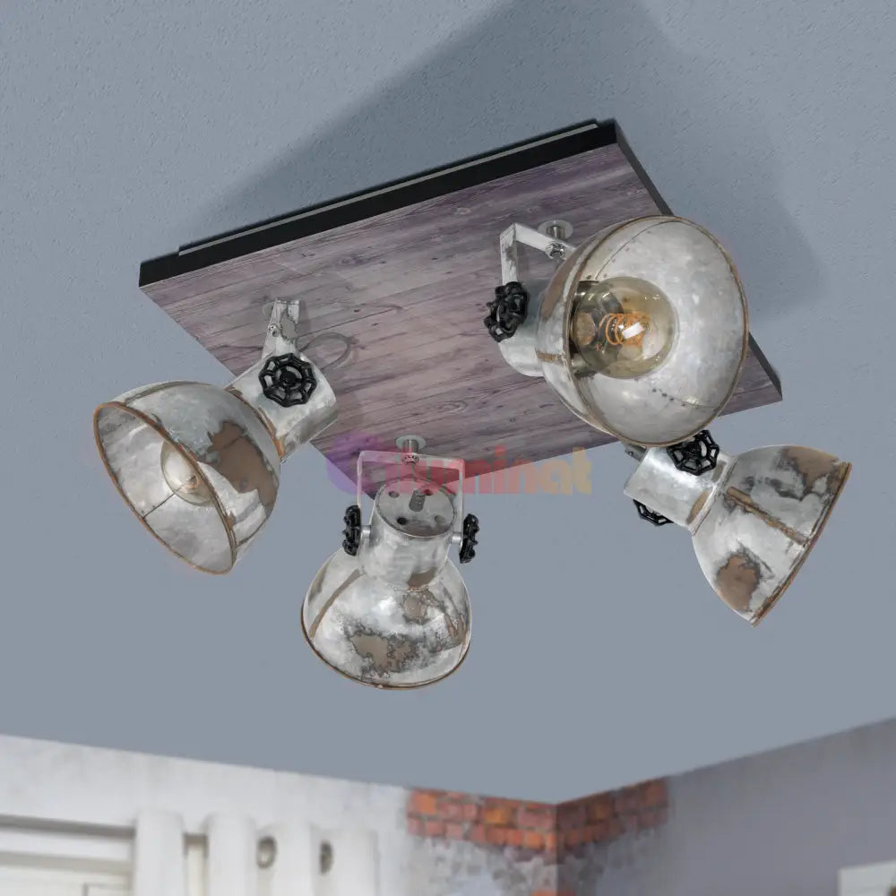 Lustra Vintage BARNSTAPLE cu 4 Spoturi 45CM VINTAGE SI RETRO DESIGN / 44.5CM Chandeliers