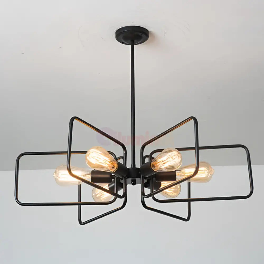 Lustra Vintage Black 6Xe27 Dn119-6 Lighting Fixtures