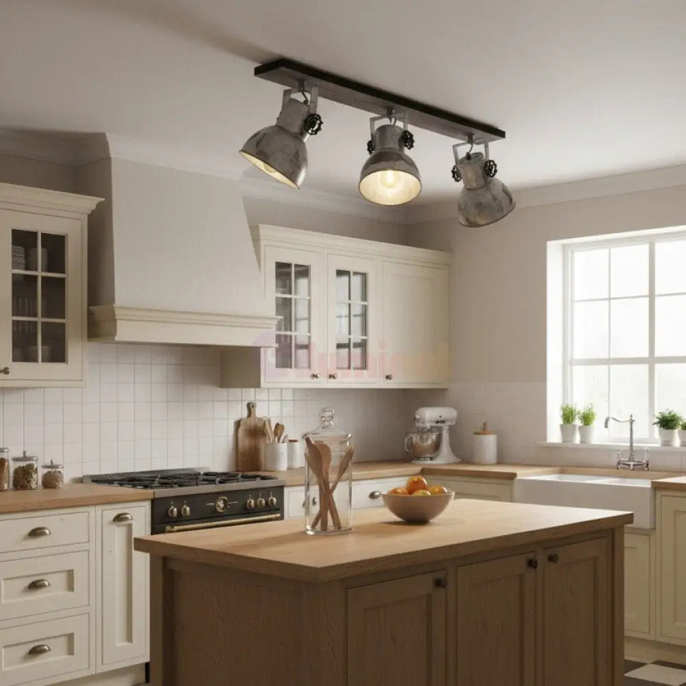 Lustra Vintage Cu 3 Spoturi Reglabile BARNSTAPLE 75CM Lighting Fixtures
