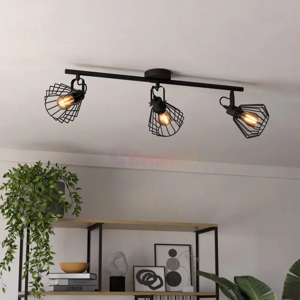 Lustra Vintage Cu 3 Spoturi Reglabile TABILLANO 78CM Lighting Fixtures