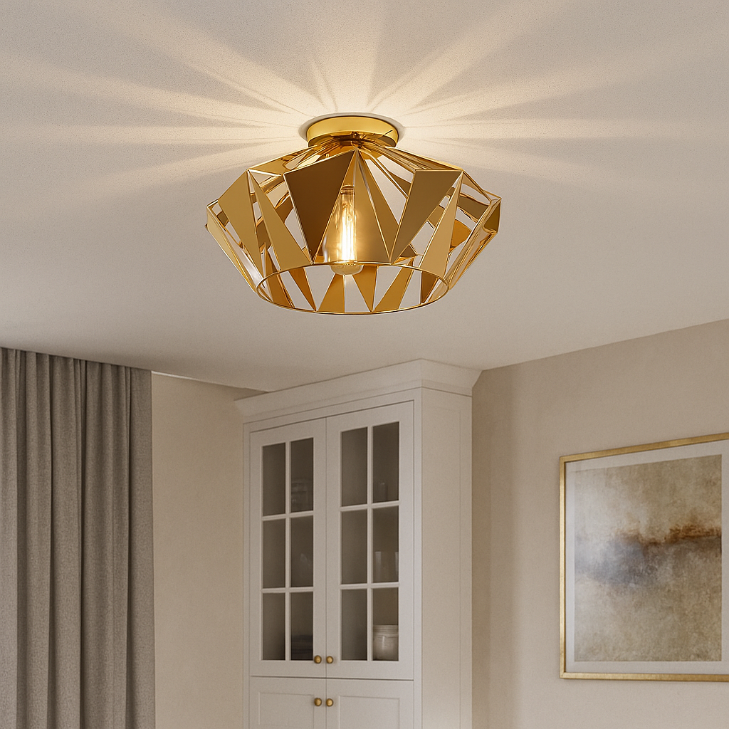 Lustra vintage EGLO CARLTON 43908 AURIU / VINTAGE SI RETRO DESIGN Lighting Fixtures