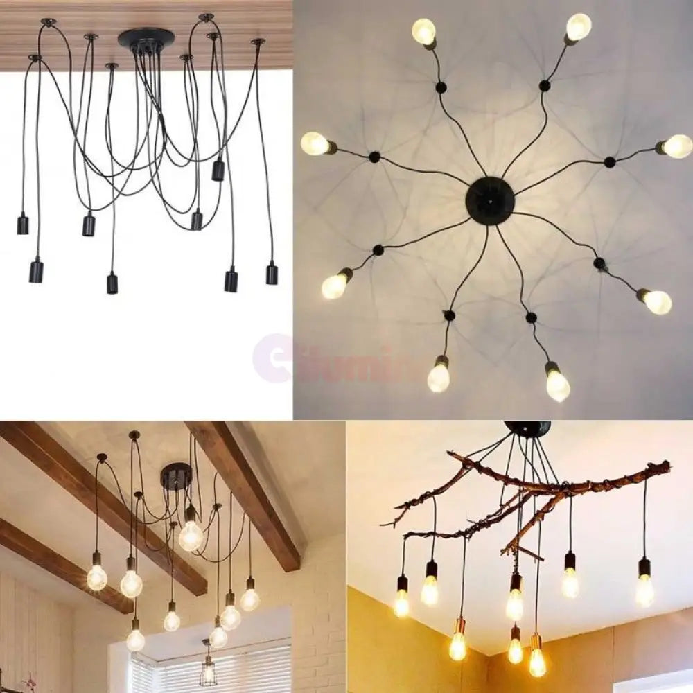 Lustra Vintage Spider 8Xe27 Lighting Fixtures