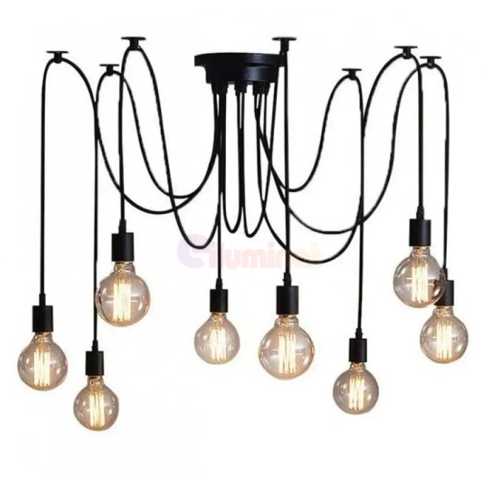 Lustra Vintage Spider 8Xe27 Lighting Fixtures