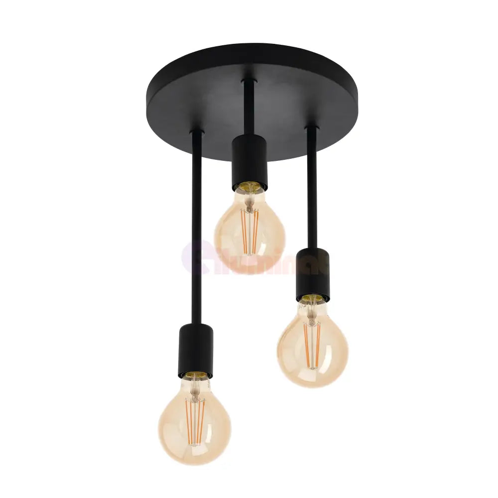 Lustra Abajur MAT Nordic Black 3xE27 DN117-3/BK (Copy) NEAGRA / ABAJUR Chandeliers