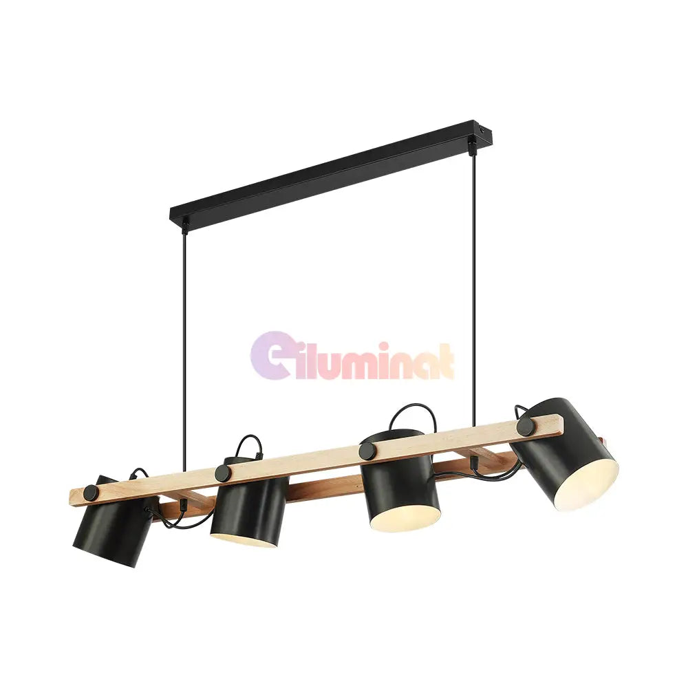 Lustra Wood Delight Suspendat 4Xe27 100Cm Lighting Fixtures
