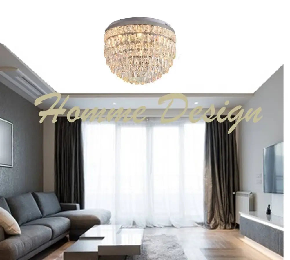 Lustra Zoe Cristal 400Mm Telecomanda Chandeliers