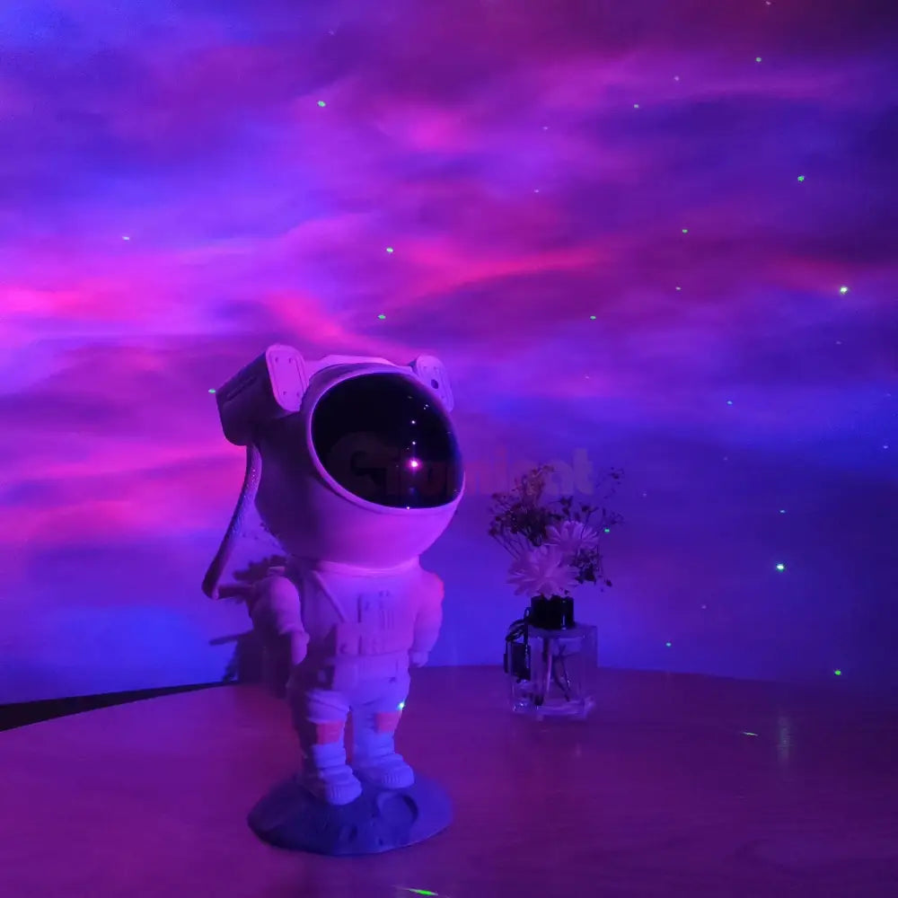 Mini Astronaut Cu Telecomanda Proiectie Galaxie Nebuloasa Table Lamp