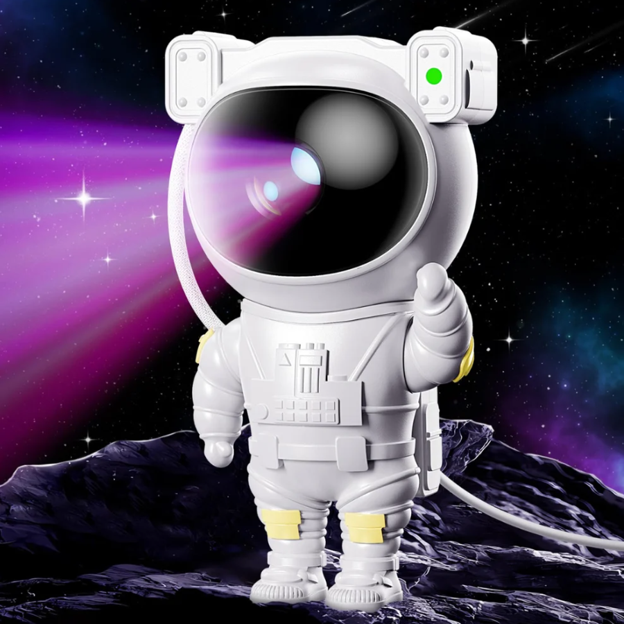 Mini Astronaut cu Telecomanda Proiectie Galaxie Nebuloasa