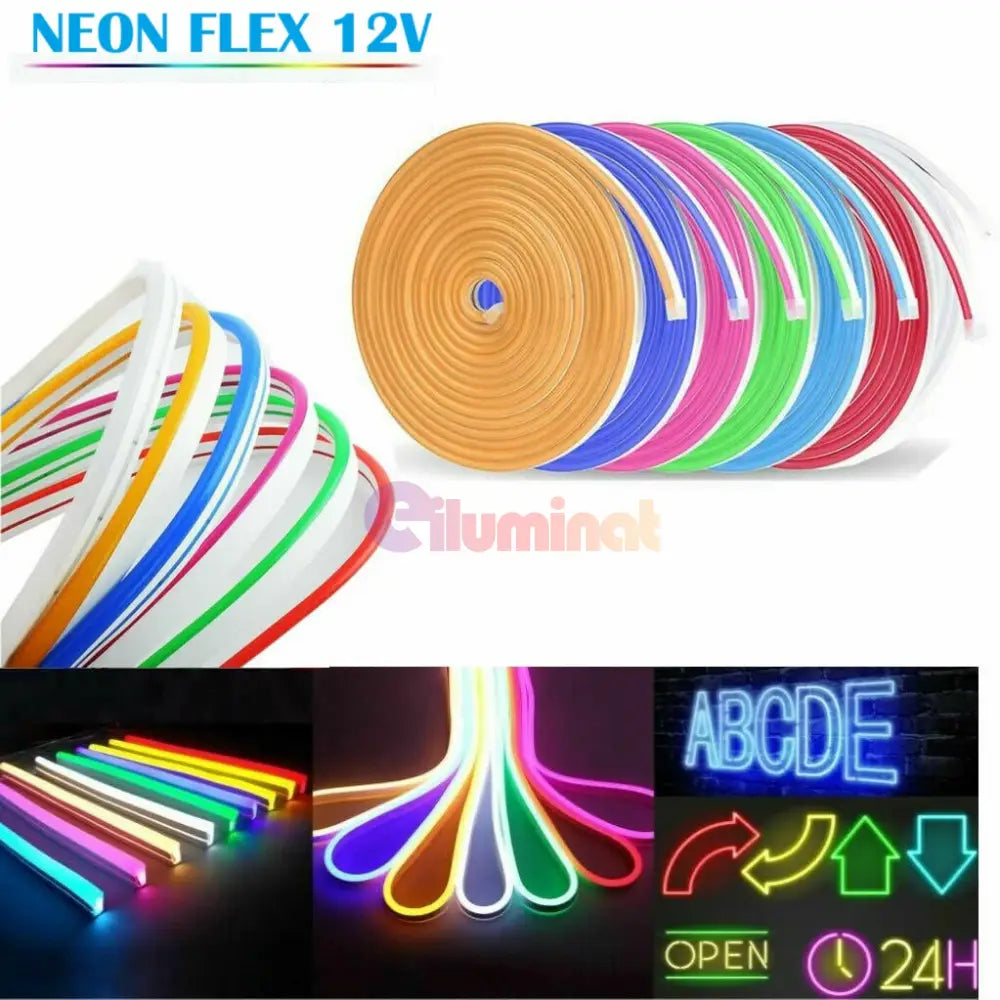 Neon Flex Led 12V Diverse Culori Strips