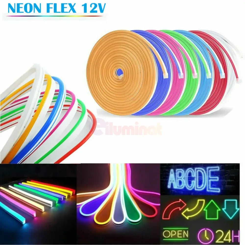 Neon Flex Led 12V Diverse Culori Strips