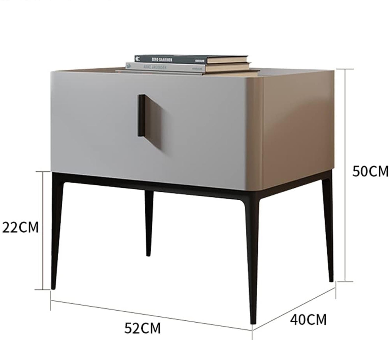 Noptiera Modern Line Ilona Grey Nightstand