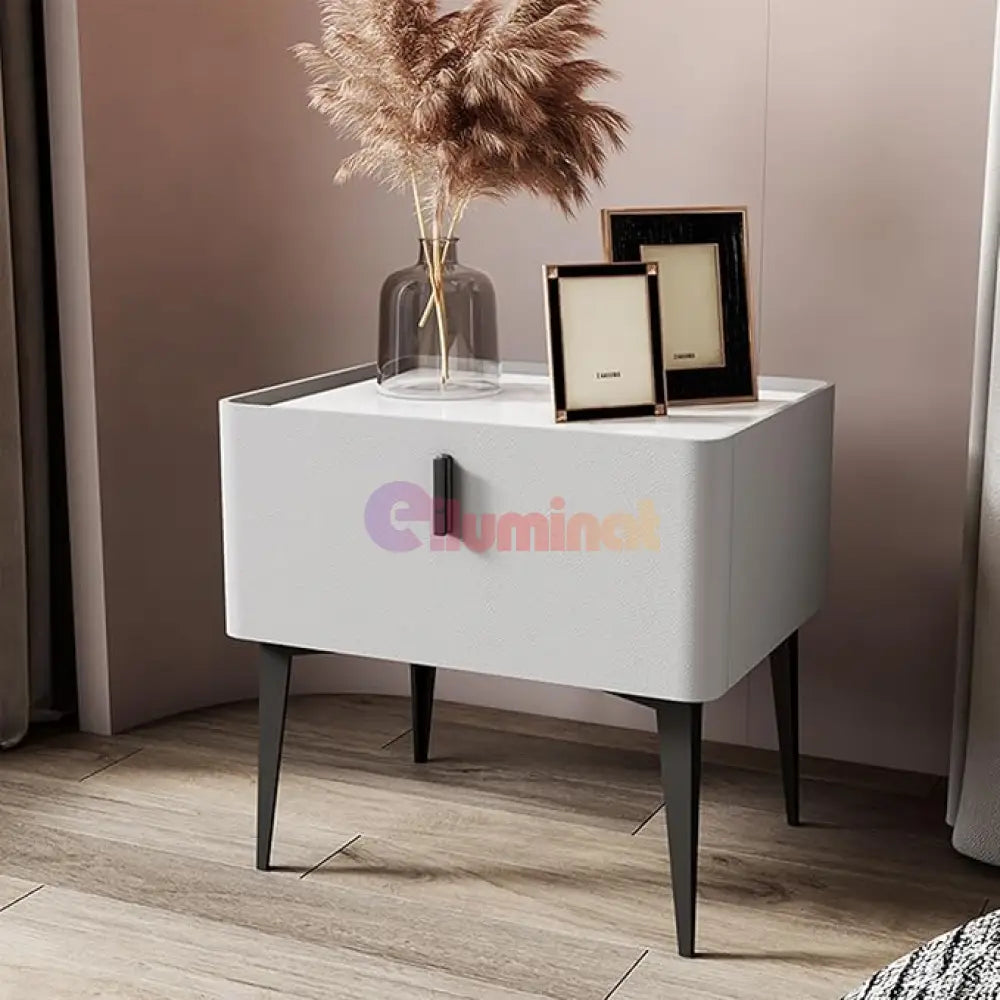 Noptiera Modern Line Ilona Grey Nightstand