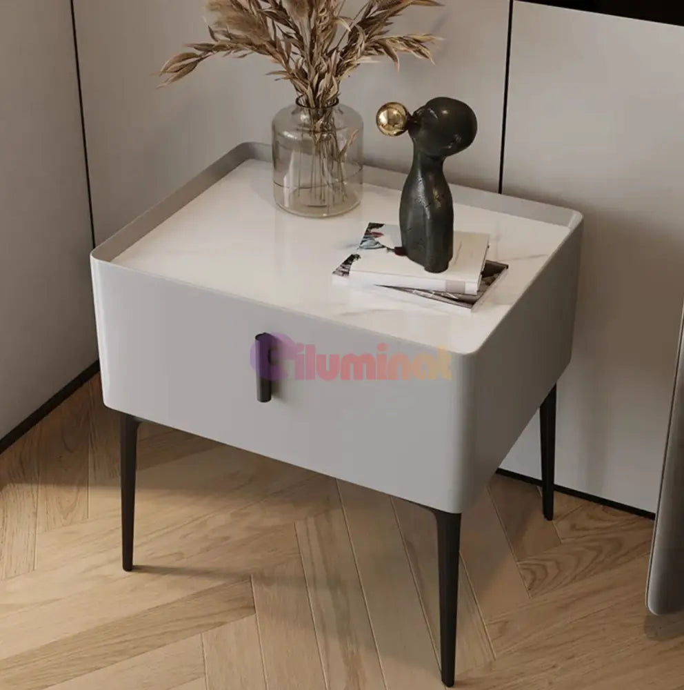 Noptiera Modern Line Ilona Grey Nightstand