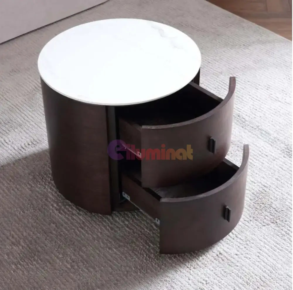 Noptiera Moderna din Lemn cu Blat Compozit Serena Moonlight 50CM NOPTIERA / MARO nightstand