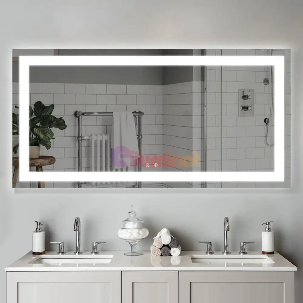 Oglinda Led 120X70Cm Functie Dezaburire Si Touch J23 Mirror