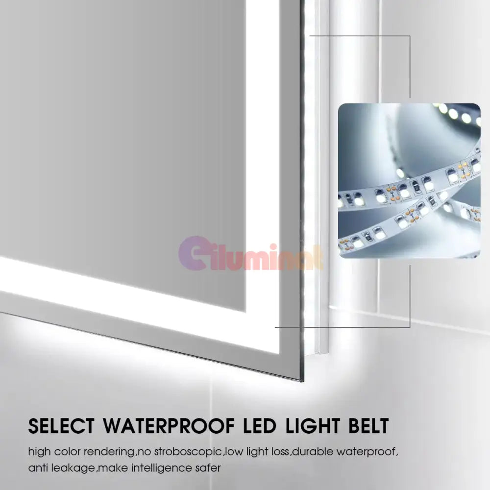 Oglinda Led 120X70Cm Functie Dezaburire Si Touch J23 Mirror