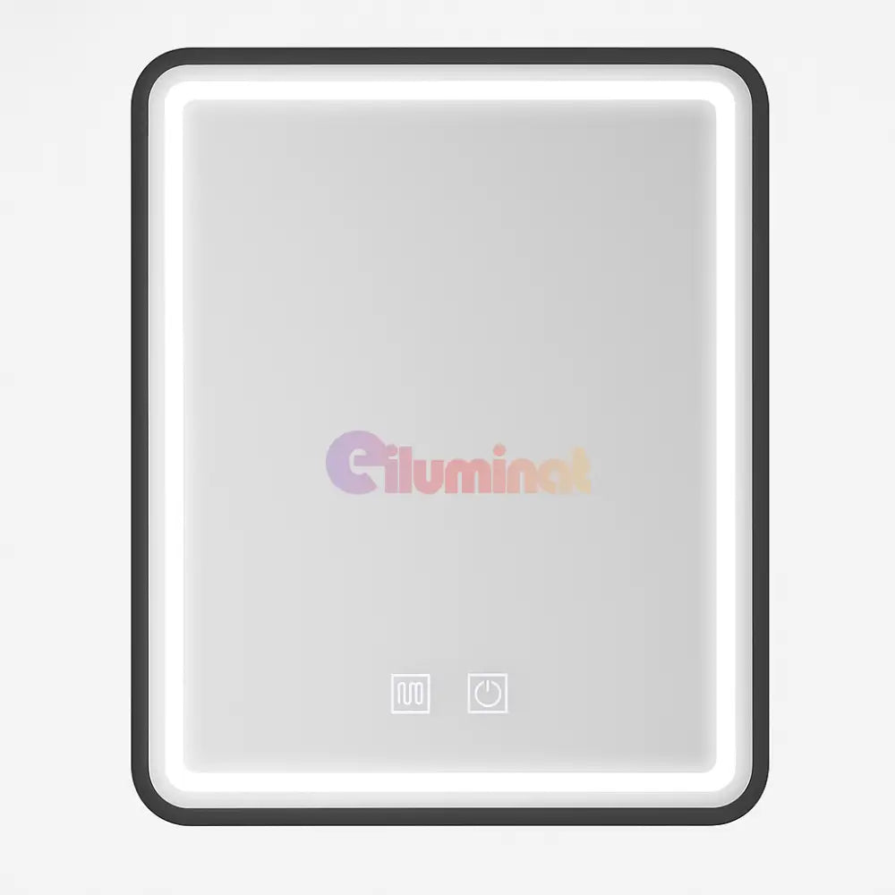 Oglinda LED 45X60cm cu Functie Dezaburire si Touch 45X60CM / NEAGRA LED MIRROR