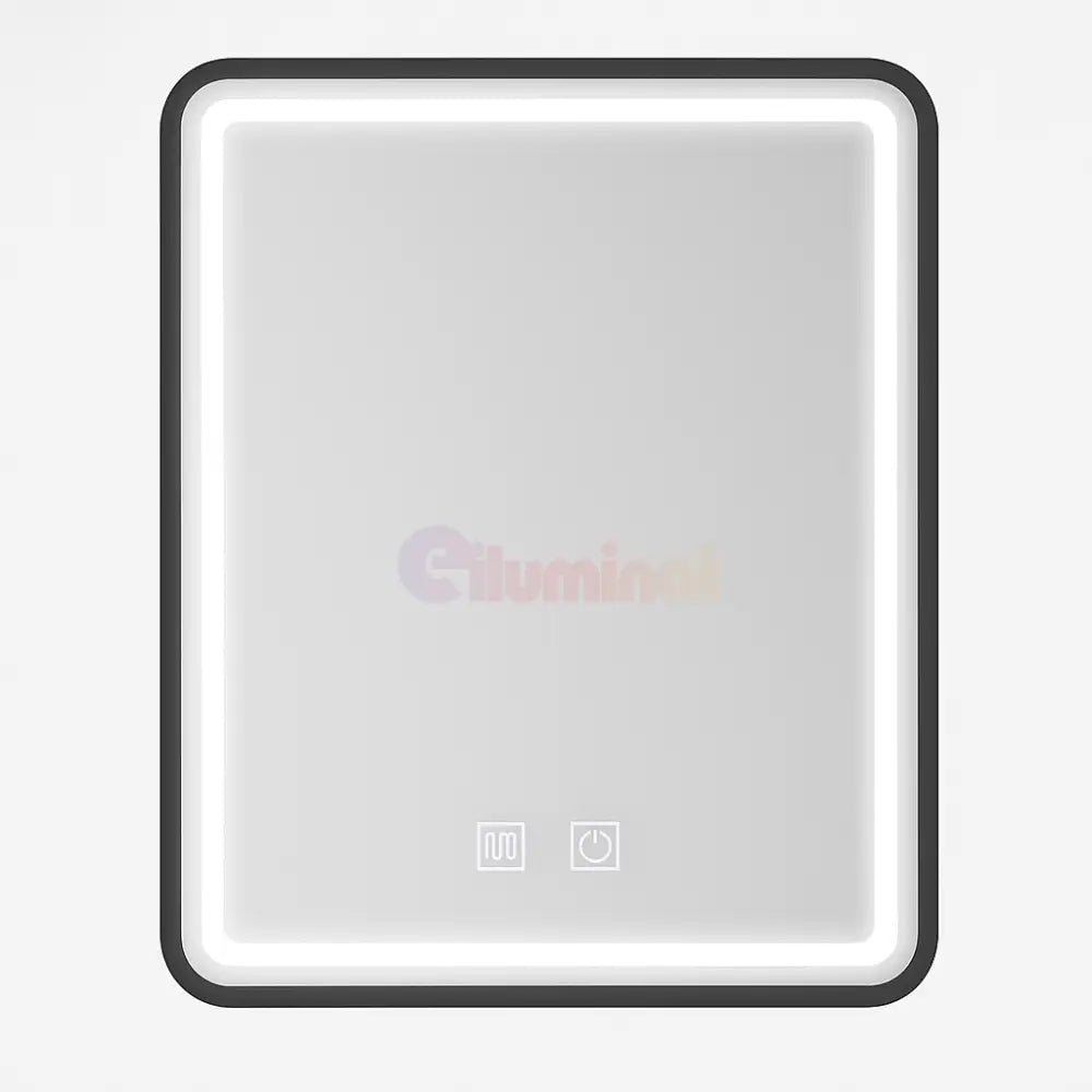 Oglinda LED 45X60cm cu Functie Dezaburire si Touch 45X60CM / NEAGRA LED MIRROR