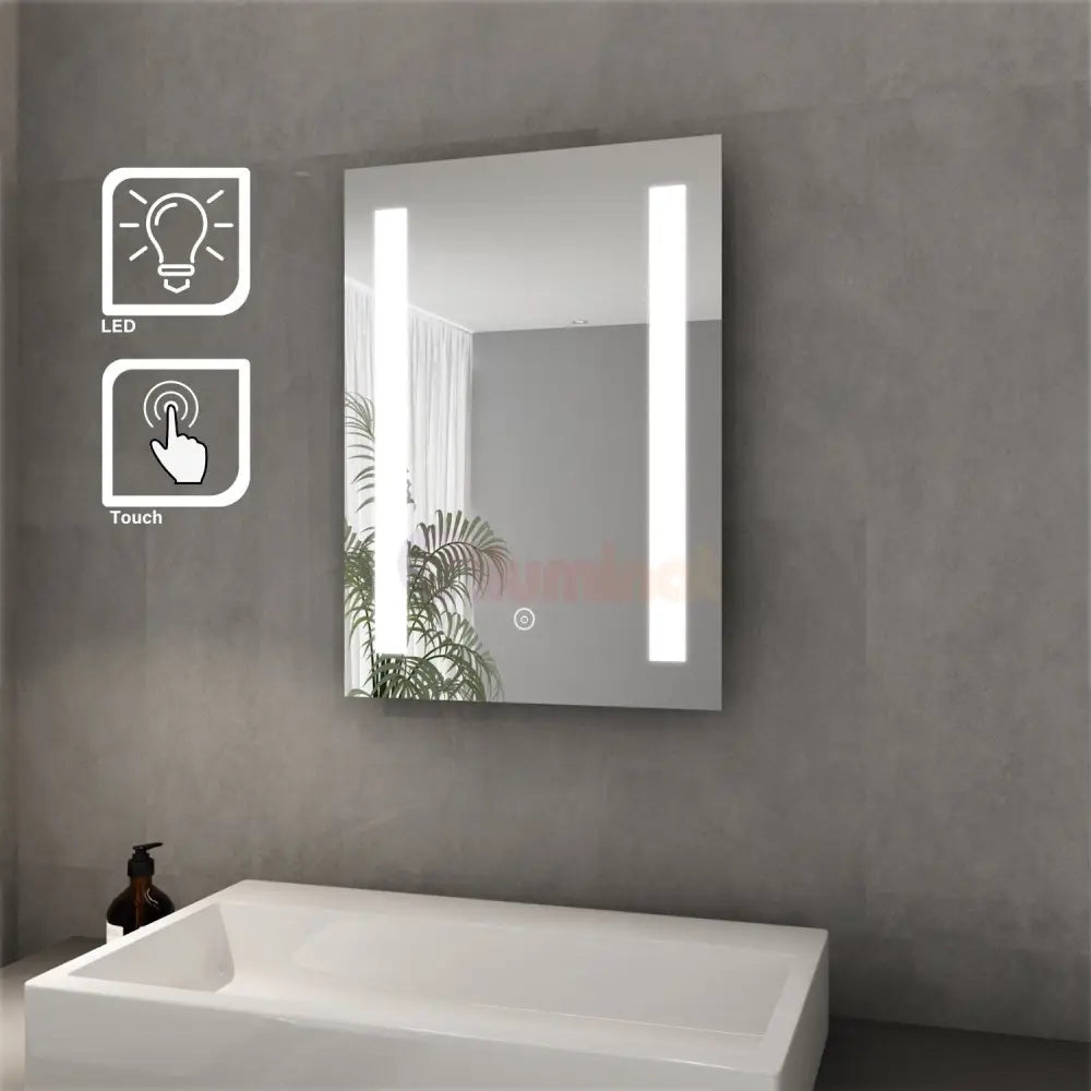 Oglinda Led 50X70Cm Cu Functie Dezaburire Si Touch M061S Mirror