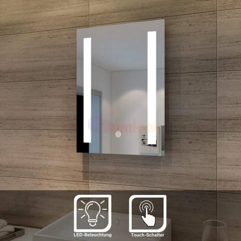 Oglinda Led 50X70Cm Cu Functie Dezaburire Si Touch M061S Mirror