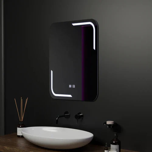 Oglinda LED 60x80cm Functie Dezaburire si Touch E38S 60X80CM / FRAMELESS LED MIRROR