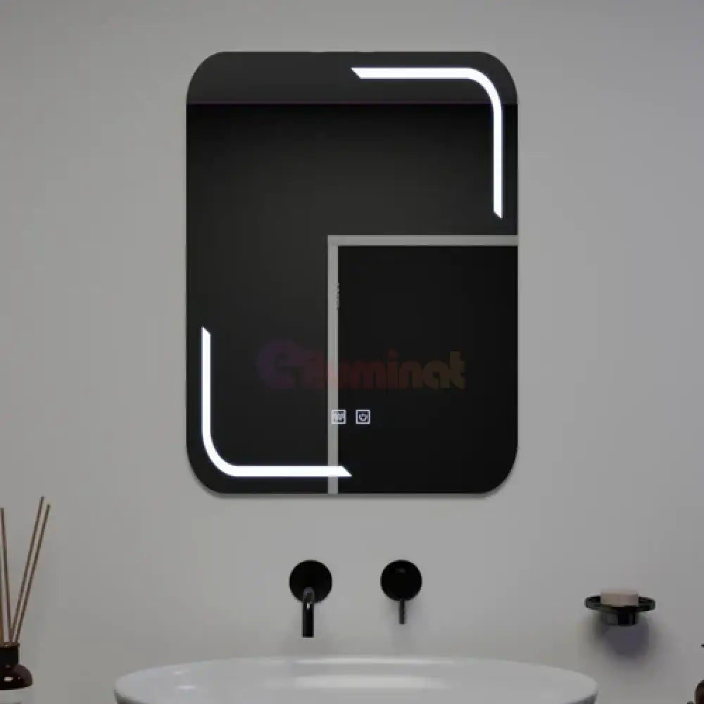 Oglinda LED 60x80cm Functie Dezaburire si Touch E38S 60X80CM / FRAMELESS LED MIRROR