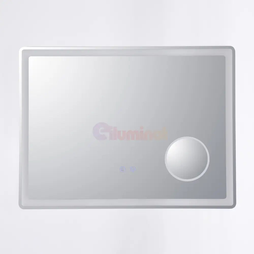 Oglinda Led 80X60Cm Lupa 3 Lumini Dezaburire Si Touch Od023 Mirror