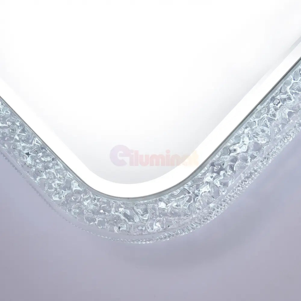 Oglinda Led 98X65Cm 3 Lumini Dezaburire Si Touch Od052 Mirror