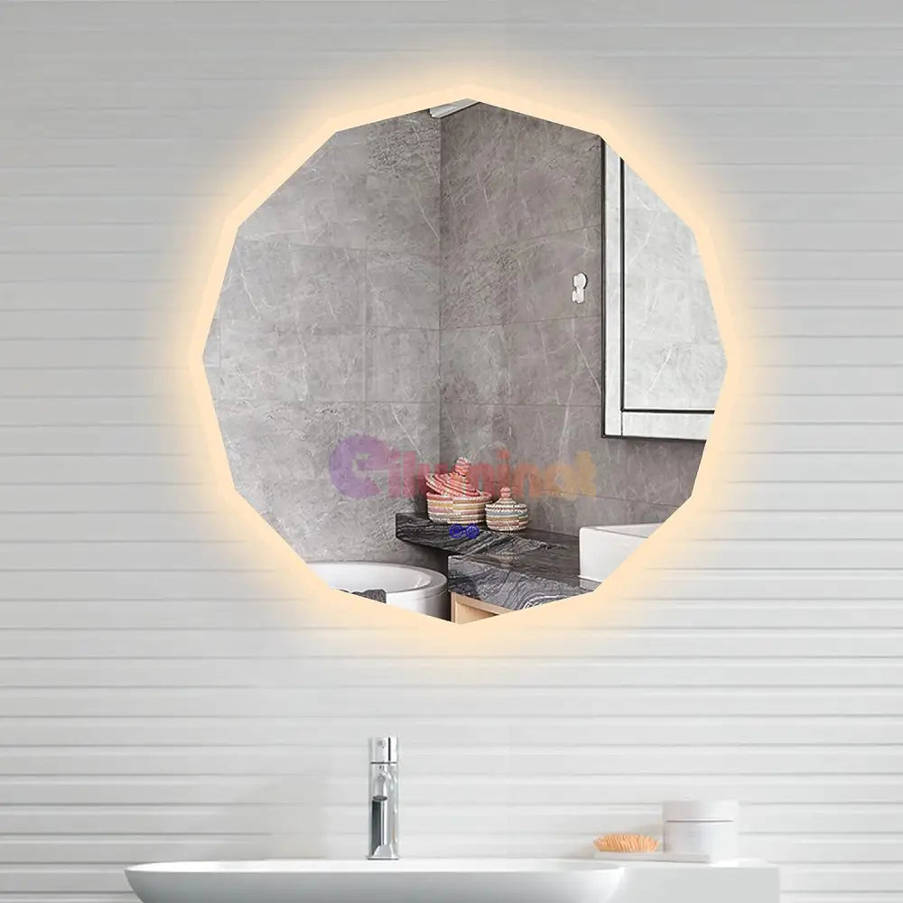 Oglinda Led Dodecagon 70Cm Functie Touch M084 Mirror