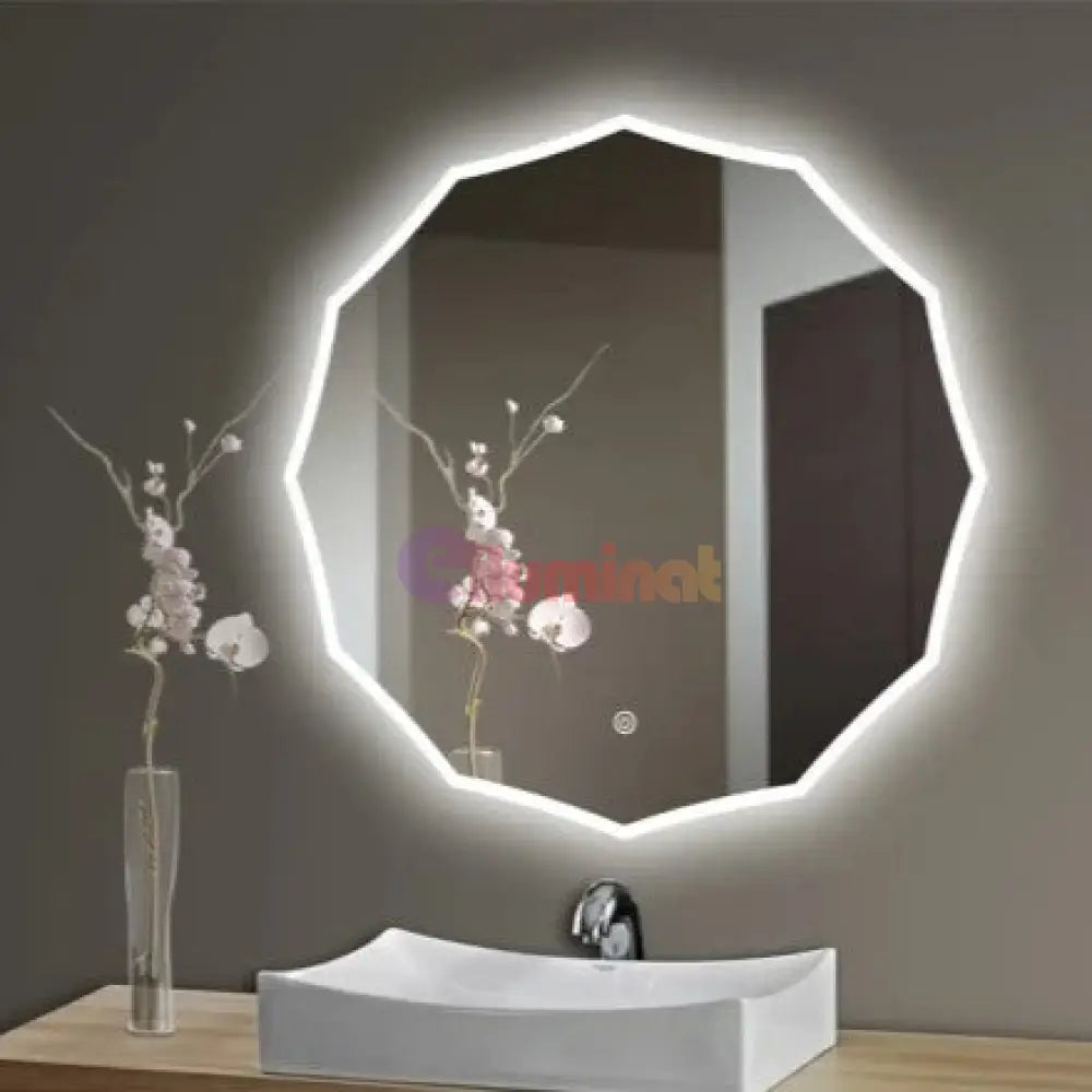 Oglinda Led Dodecagon 70Cm Functie Touch M084 Mirror