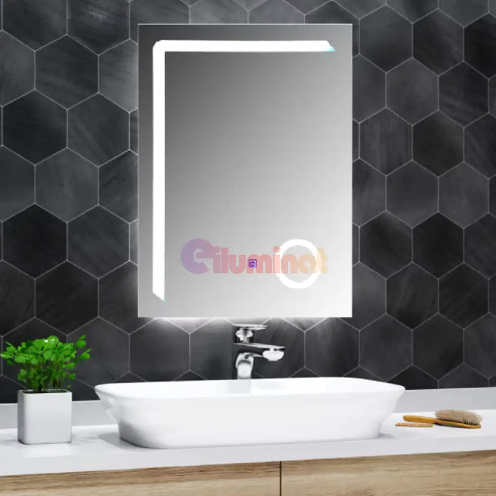 Oglinda Led Dreptunghiulara 60X80Cm Functie Dezaburire Si Touch J01 Mirror