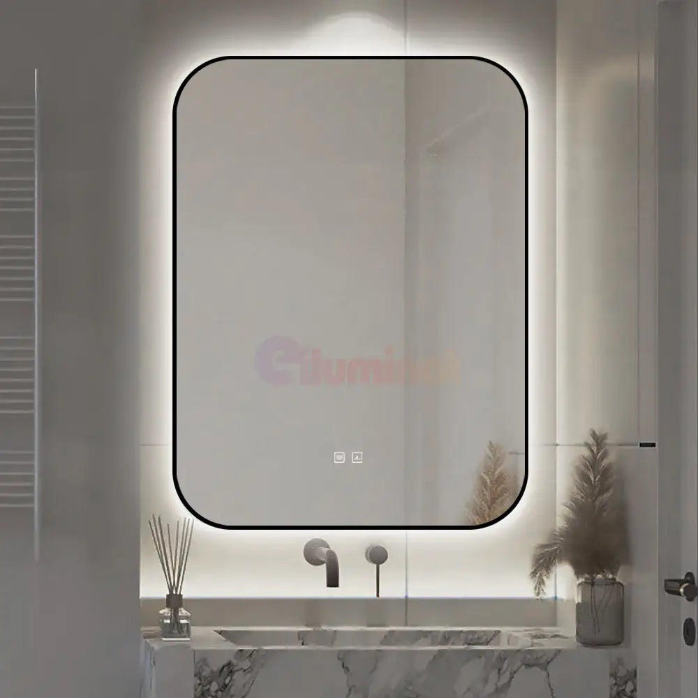 Oglinda LED Dreptunghiulara 60x80cm Functie Dezaburire si Touch LED MIRROR