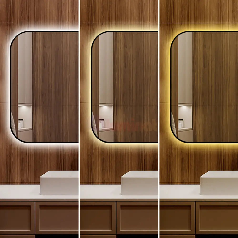Oglinda LED Dreptunghiulara 80x60cm Functie Dezaburire si Touch LED MIRROR