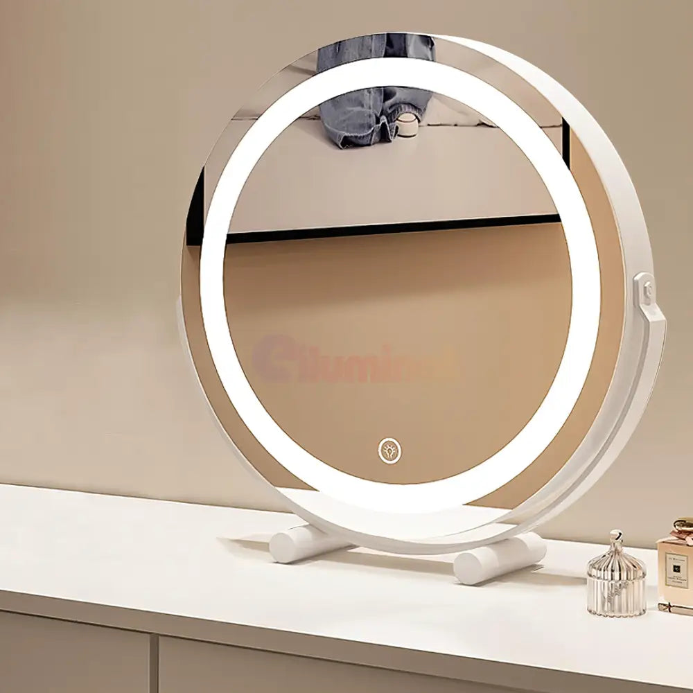 Oglinda LED Machiaj OD08 30x30CM ALBA / 30CM LED MIRROR