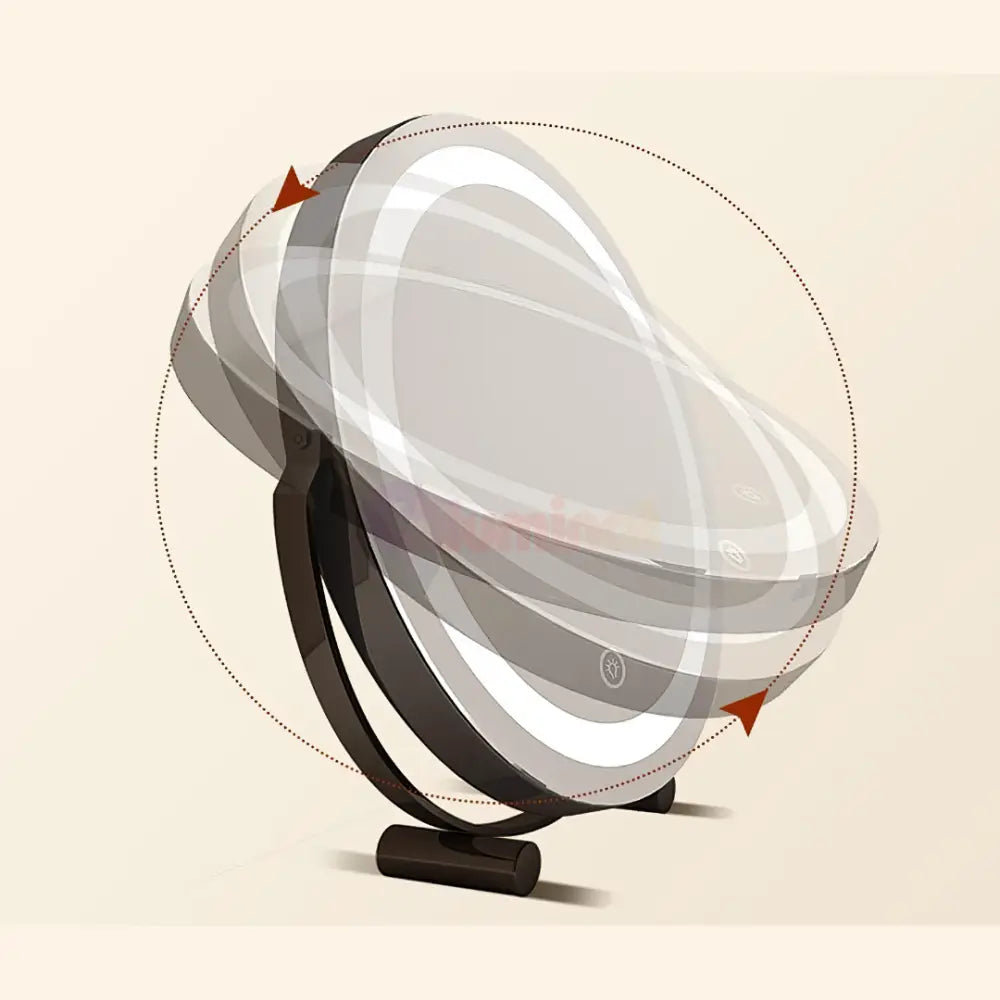 Oglinda LED Machiaj OD08 30x30CM ALBA / 30CM LED MIRROR