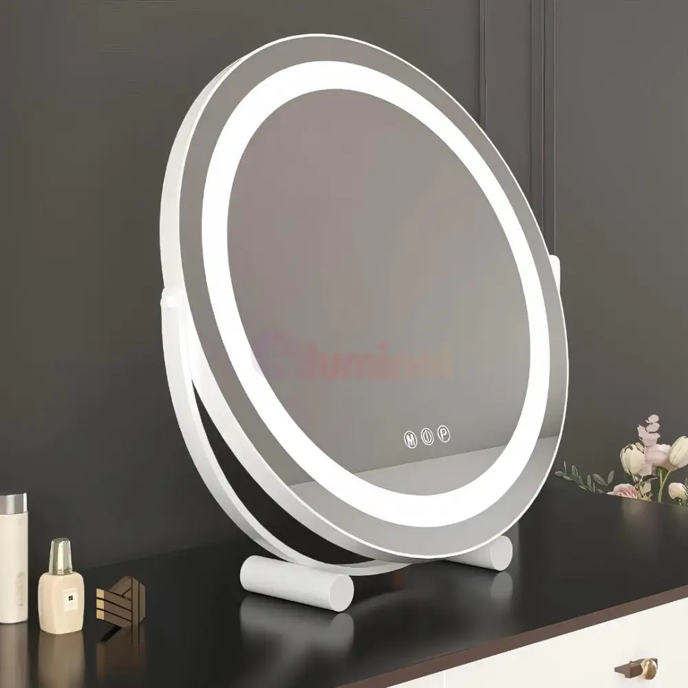 Oglinda LED Machiaj OD08 30x30CM ALBA / 30CM LED MIRROR