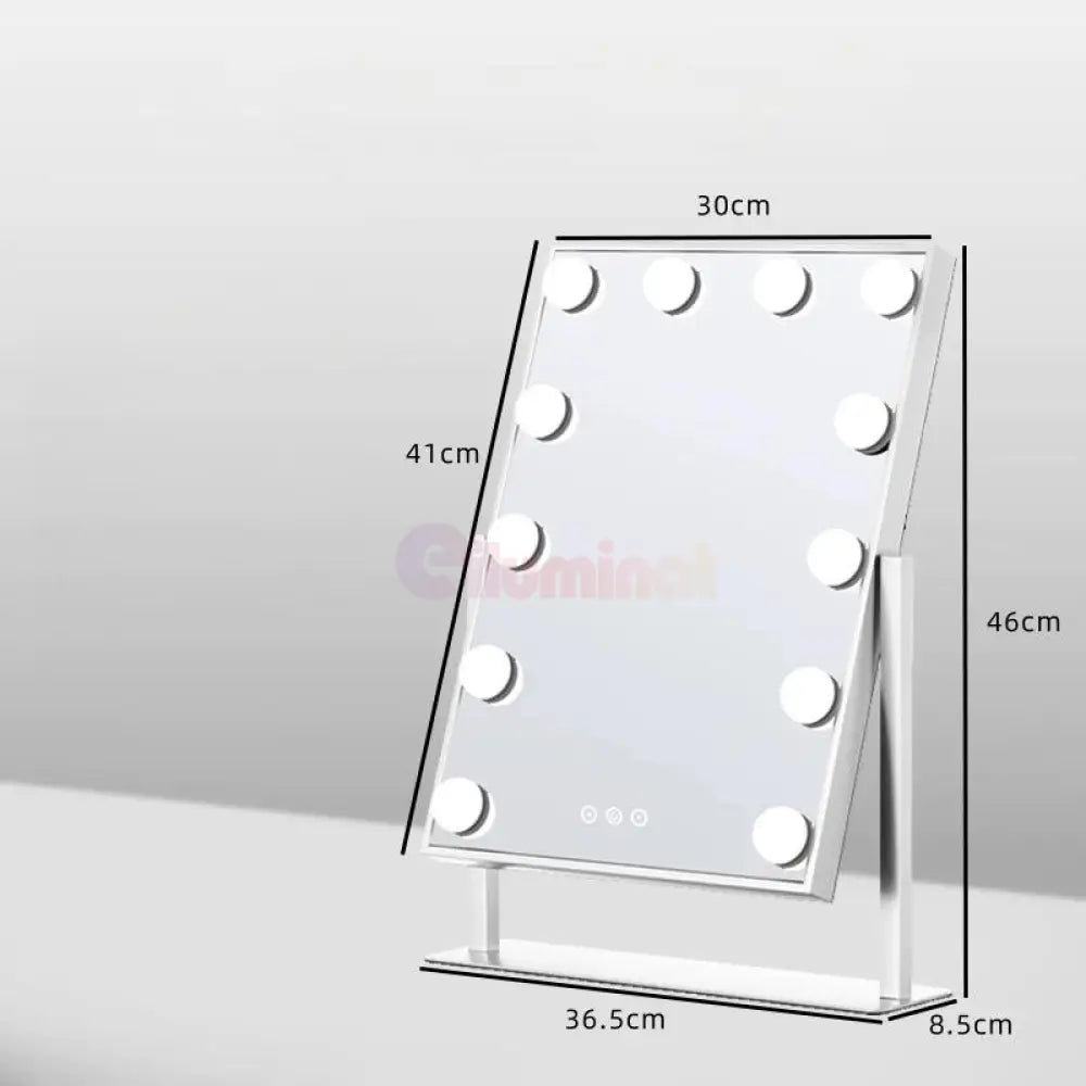 Oglinda Led Makeup Hollywood Star 46Cm 3 Lumini Mirror