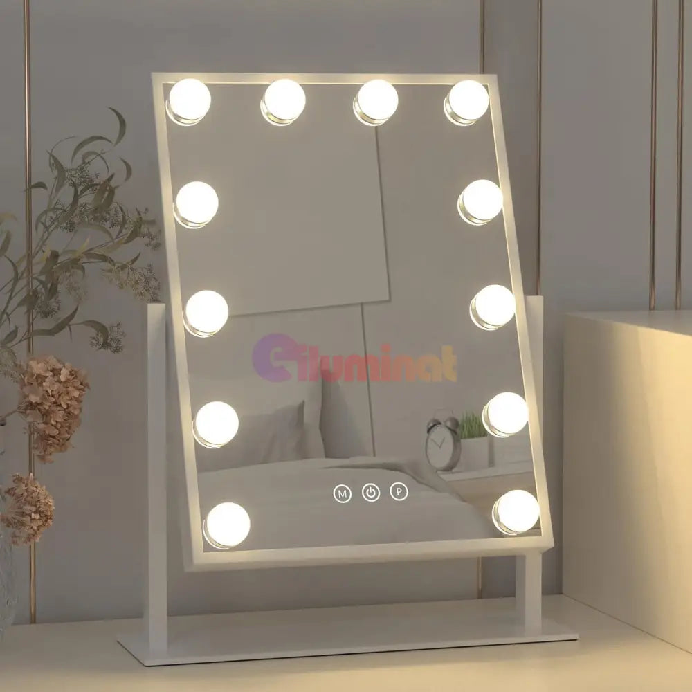 Oglinda Led Makeup Hollywood Star 46Cm 3 Lumini Mirror